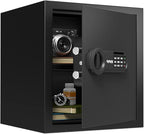 RPNB Deluxe Safe and Lock Box,Digital Keypad Safe Box,Steel Alloy Small Safes, Keypad Lock,Perfect for Home Office Hotel Business Jewelry Cash Use Storage,1.2 Cubic Feet