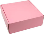 Small Pink Shipping Boxes for Small Business Pack of 25-6x6x2 inches Cardboard Corrugated Mailer Boxes for Shipping Packaging Craft Gifts Giving Products