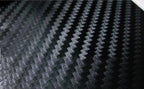 3D Carbon Fiber Film Twill Weave Vinyl Sheet Roll Wrap (84" X 60", Black)