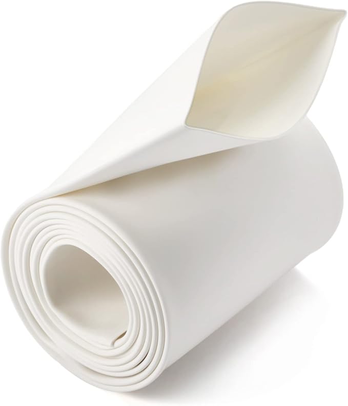 Chanzon 3:1 Ratio 1-1/2" (39mm) Heat Shrink Tubing - Marine Grade Waterproof Adhesive Lined - 4Ft Roll (1.22M Total Length) White Polyolefin Sleeving Wrap Shrinking 3 to 1 Ratio 1pcs