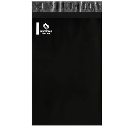 Poly Mailers 6x9 Adhesive Sealing Shipping Envelopes, Mailing Bags for clothing, books and accessories, Waterproof.