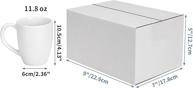 Hoikwo 9x7x5 Shipping Boxes Set of 30, White Corrugated Cardboard Box for Small Business for Packaging Mailing