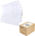 100 Pack 7.5" x 5.5" Clear Self-Adhesive Top Loading Packing List/Shipping Label Envelopes Pouches