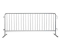 Angry Bull Barricades Heavy Duty Crowd Control Metal Interlocking Barricade with Flat No-Trip Feet - 8.5 Ft. (Steel) (20 Pack)