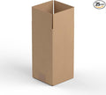 6" x 6" x 12" Kraft Corrugated RSC Shipping Box - 25/Bundle