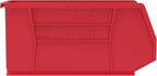 Akro-Mils 30240 AkroBins Plastic Storage Bins, Space-Saving Stackable Bins for Garage, Pantry, Craft Organization, 15-Inch x 8-Inch x 7-Inch, Red, 12-Pack