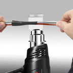 Heat Gun, TGK® 1800W Heavy Duty Hot Air Gun Kit 122℉~1202℉ Dual Temperature Settings with 3 Nozzle Attachments Overload Protection for Crafts, Shrink Wrapping/Tubing, Paint Removing, Epoxy Resin