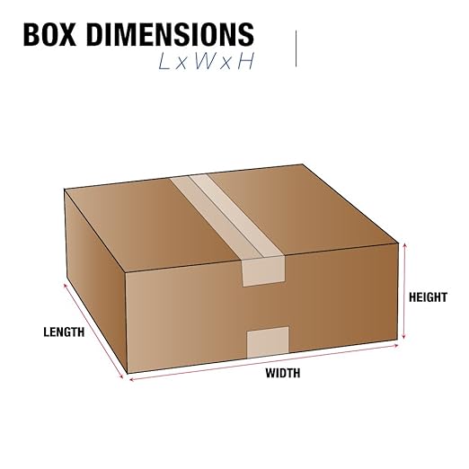 TAPE LOGIC 18 x 18 x 6 Corrugated Cardboard Boxes, Flat 18"L x 18"W x 6"H, Pack of 20 | Shipping, Packaging, Moving, Storage Box for Home or Business, Strong Wholesale Bulk Boxes