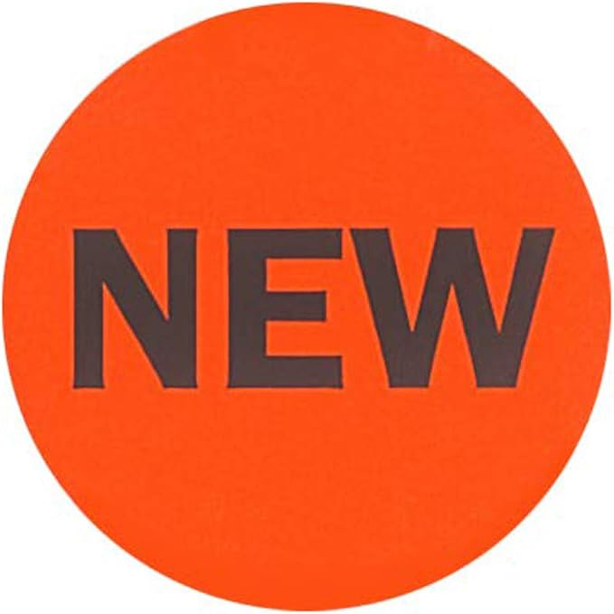 NextDayLabels - Neon Red Color, Round Labels/Great to use for Inventory Control, Grocery, Sales, Clothing Stores, Stickers 2" - 500 Labels Per Roll, 1 Roll Per Package (New)