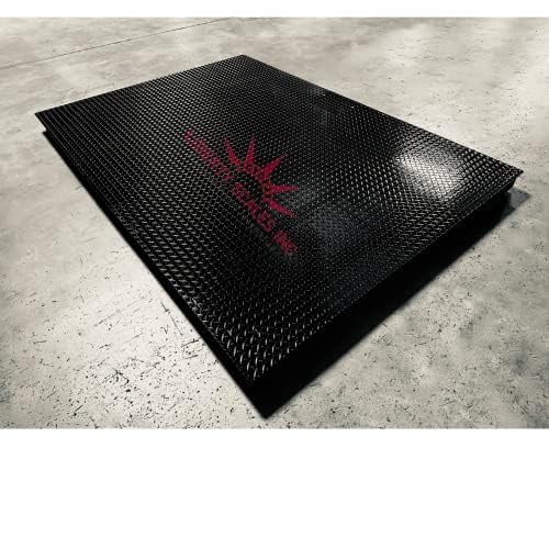 Liberty Scales Heavy Duty Industrial 60" x 84" Floor Scale Accurate Livestock Digital 5’ x 7 Pallet Scales for Warehouse or Shipping Weighing (5000 Ibs x 1 Ib)