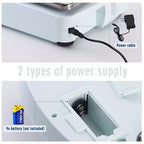 Lab Scale Balance Electronic Scales 5000g*0.01g high Precision Laboratory Digital Analytical Balance Gram Scale 0.01g Accuracy Digital Scientific Scale【Includes 500g*2 Weights】