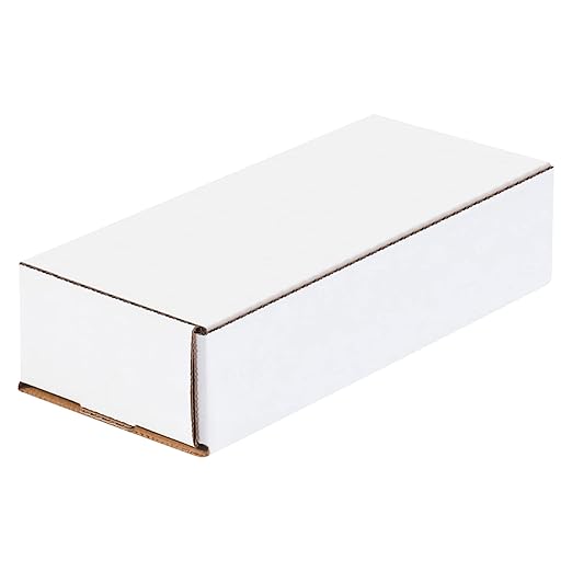 Box USA BMIBM250 7 1/2"L x 3 1/4"W x 1 3/4"H, White (Pack of 50)