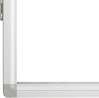 Lockable Magnetic Whiteboard Enclosed Bulletin Board – 36x24 Inch Aluminum Frame Notice Board with Acrylic Door Wall-Mounted Dry Erase Display for Home, Office, School & Lobby