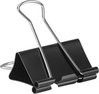 2 Inch 40 Pack Extra Large Binder Clips, Jumbo Paper Clips, Big Paper Clamps, Binder Clips Large Size for Home, School and Office Supplies