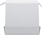 7x4x1.55 inch Small White Mailers Boxes Recyclable Corrugated Gift Box for Packaging Shipping Set of 10
