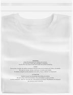 iMailer - 200 Count - 11" x 14" Clear Plastic Poly Bags with Suffocation Warning for Prints, Photos, Documents, Clothing, T-Shirt - Resealable Adhesive,Not Strong