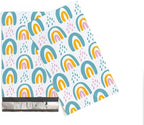6x9 Poly Mailers – Retro Rainbow Design – Waterproof, Tear-Resistant Shipping Bags with Adhesive Seal – 100 Pack – Package Mint