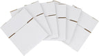 6x4x4 inches Shipping Boxes 50 Pack, Kraft Corrugated Small Cardboard Boxes for Mailing Packing, White