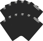 MIVIDE 30 Pack Black Clipboards, Black Plastic Clipboards, Plastic Office Clipboard 12 x 8.7 Inch Letter Size for Classroom, Teacher, School, Home, Office Supply
