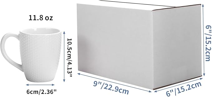 Hoikwo 9x6x6 Shipping Boxes Set of 25, White Corrugated Cardboard Box for Small Business for Packaging Mailing