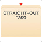Pendaflex Manila Fastener Folders, Letter Size, 1 Fastener, Straight Cut, 50/BX (FM211)