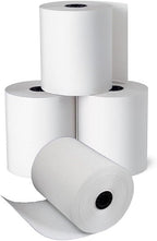 Thermal Paper Rolls 3 1/8 x 230 - American Made: [50/pack] BPA Free 48 GSM Solid Tube Core CC Receipt paper for POS terminals Cash Registers Stations SCP700 TSP100 TSP300 TSP400 TSP500 TSP600