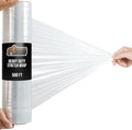 GORILLA GRIP 500% Stretch Film Heavy Duty Plastic, 500ft Shrink Wrap Roll 17" Puncture Resistant, Industrial Strength for Shipping, Pallet Storing, Moving, Packing Furniture Protection 1 Pack Clear