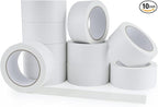 Lichamp Bulk 10 Pack Double Sided Carpet Tape for Hardwood Floors, 2 inch Wide by 11 Yards for Area Rugs On Carpet Stickers Rug Gripper Tape