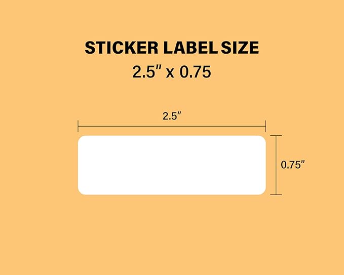 Personalized Return Address Labels - Custom Address Stickers on Rolls (250-500 Labels) (Business)
