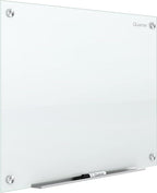 Quartet Dry Erase Board, Magnetic Whiteboard 96"W x 48"H, Glass Board for Wall, Infinity, White (G9648NMW)
