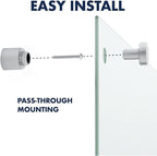 Quartet Whiteboard, Glass Dry Erase Board, Non-Magnetic, 8' x 4', Infinity Frameless Mounting, Includes Dry Erase Marker, Frosted White (G9648F)