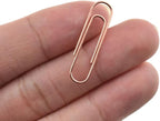 HAHIYO Paper Clips Sturdy 1.1 inches Length 300 Pack Paperclips Heavy Duty Tight Grip Rust Proof Reusable Metal Bright Rose Gold for Home Office School