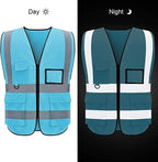 BeautyWill 10/20 Pack Custom Logo Safety Vest,Bulk High Visibility Class 2 Reflective Work Vests