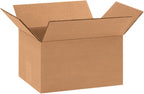 Secure Seal - 11x8x6 Pack of 50 Corrugated Cardboard Packing Shipping Mailing Moving Carton Boxes