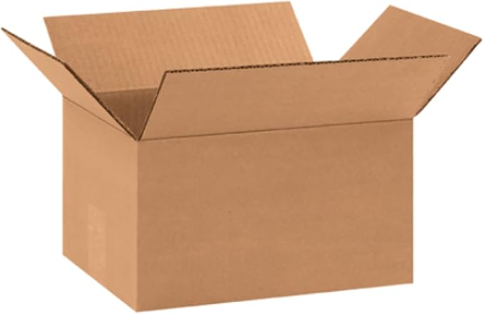 Secure Seal - 11x8x6 Pack of 50 Corrugated Cardboard Packing Shipping Mailing Moving Carton Boxes