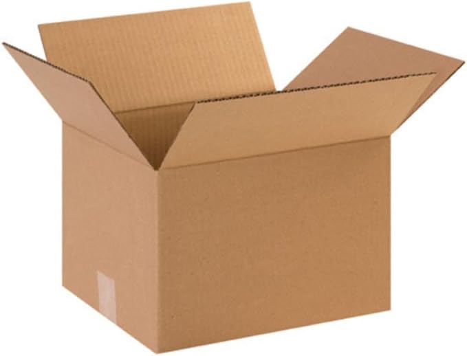 Secure Seal - 12x10x8 Pack of 100 Corrugated Cardboard Packing Shipping Mailing Moving Carton Boxes