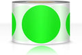 500 PCS Dot Sticker Tape 2" Inch Round Color Coding Labels Removable Writable Circle Floor Decal for Marking Organizing Social Distancing Green