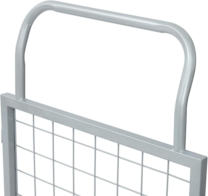 1800Lbs Platform Truck Cart with Cage, 4-in-1 Heavy Duty Cart Utility Cart with 4 Wheels for Warehouses and Logistics Centers 38.39 x 23.62 x 20.79 Inch
