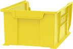 Akro-Mils 30281 Super-Size AkroBins Plastic Storage Bins, Space-Saving Stackable Bins for Garage, Classroom, Warehouse Organization, 20-Inch L x 12-Inch W x 8-Inch H, Yellow, 3-Pack