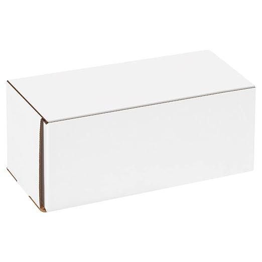 Box USA BM944 9"L x 4"W x 4"H, White (Pack of 50)