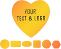 100-200pcs Custom Stickers Labels HeartPersonalized Stickers Wedding Favor Sticker for Gift Boxes Valentine's Day in 1.2“，2”，3“