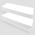 Compatible Thermal Labels Replacement for Zebra (【4" x 6"】 2 Stack/1000Labels)