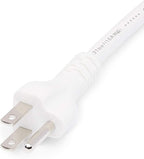 Amazon Basics Extension Cord, 3 Ft, 3 Prong Outlet Extender, Indoor Extension Cord, 13 Amps, 125V, White