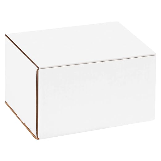 Box USA BM865 8"L x 6"W x 5"H, White (Pack of 50)