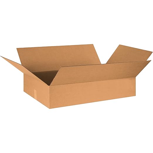 TAPE LOGIC 30x20x6 Flat Corrugated Boxes, Flat, 30L x 20W x 6H, Pack of 15 | Shipping, Packaging, Moving, Storage Box for Home or Business, Strong Wholesale Bulk Boxes