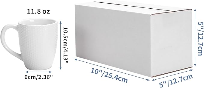 Hoikwo 10x5x5 Shipping Boxes Set of 25, White Corrugated Cardboard Box for Small Business for Packaging Mailing