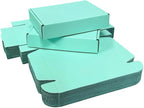 50 Pcs 7.9 x 4 x 1.2 inches Shipping Boxes for Small Business Cardboard Corrugated Mailer Boxes for Shipping Packaging Holidays Craft Gifts Phone Case Packaging (Mint green, 7.9 x 4 x 1.2")