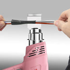 Heat Gun, TGK® 1800W Heavy Duty Hot Air Gun Kit 122℉~1202℉ Dual Temperature Settings with 6 Nozzle Attachments Overload Protection for Crafts, Shrink Wrapping/Tubing, Paint Removing, Epoxy Resin