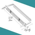 Prong Paper Fasteners, 2" Capacity Fasteners, 2.75" Base, 50 Complete Base Set Paper Fastener Prong Fasteners
