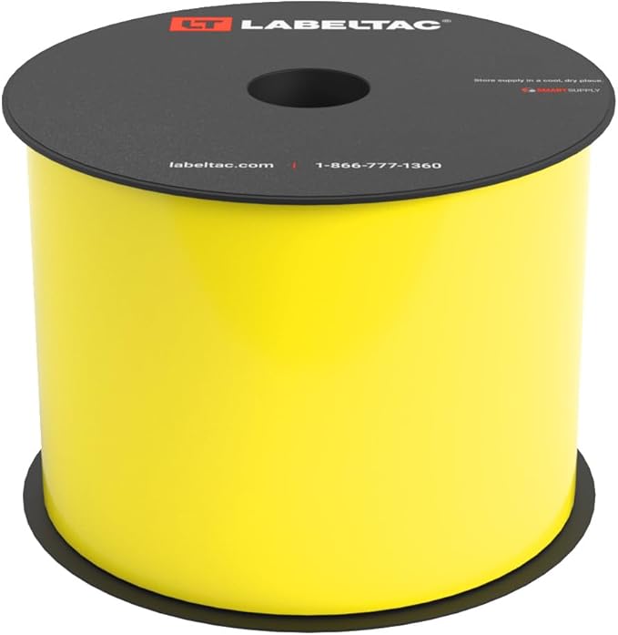 LT4/LT4P/LTPX Label Supply 3.5" x 150' Hi-Vis Yellow